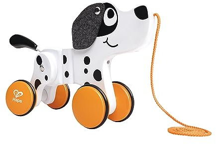 Hape Dalmatiner zum Nachziehen, ab 12 Monaten, Mehrfarbig