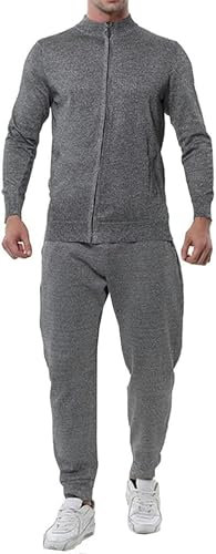 TRTDYFKH Conjunto de chaqueta y pantalón de traje de PE resistente a cortes, resistente a roturas y con nivel 5 de abrasión alta, for uso diario en el trabajo de seguridad(Grey_S)