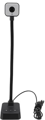Hamwesh USB -dokumentkamera, 13MP Ultra HD -webbkamera med Mikrofon och Justerbart LED ljus för Klassrumskonferenserwebcasting