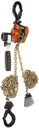 CM 603 Series Mini Ratchet Lever Chain Hoist, 6-3/8 Lever, 1100 lbs Capacity, 10' Lift Height, 1 Opening