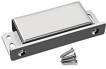 WOOCH Door Magnetic Catch - 160lb High Magnetic Stainless Steel Heavy Duty Catch for Kitchen Bathroom Cupboard Wardrobe Closet Closures Cabinet Door Drawer Latch (Silver, 1-Pack)