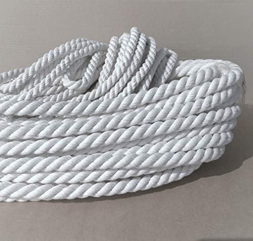Corde en coton de 25 m - Diamètre : 30 mm.