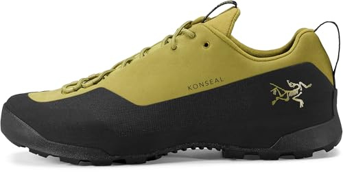 Arc'teryx Men's Konseal Shoe - Rugged Approach Shoes with Arch Support, Men’s Bouldering, Mountain, Hiking, Scrambling Shoes | Olive Moss/Black, 8.5