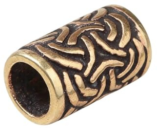 Drachensilber Bartschmuck Kelten Bronze Wikingerschmuck Keltischerknoten Haarschmuck Perle Bart Dreadlocks Herren Damen