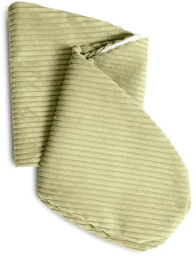 Amilian Federa per cuscino da allattamento, 170 cm, ricambio per cuscino da allattamento, cuscino per gravidanza, lavabile con chiusura lampo, rugiada del mattino