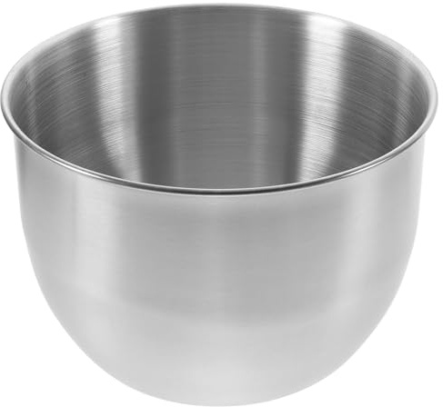 Housoutil Ciotola per Impastare e Mescolare in Acciaio Inox 201, Profonda, Diametro 19 CM, Utensile da Cucina per Montare Uova e Panna in Casa