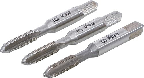 BGS Gewindebohrer-Satz - HSS-G - M5x0,8 mm - 3-tlg.