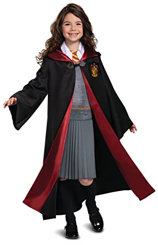 Disguise Hermione Granger Girls Costume, Deluxe Official Harry Potter Wizarding World Costume, Kids Size (4-6x)
