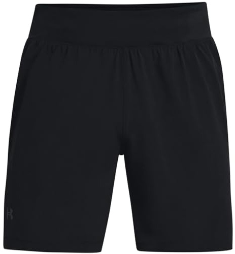 Under Armour Uomini UA Speedpocket 7In Short Abbigliamento da Running Pantaloncini Black - Nero S