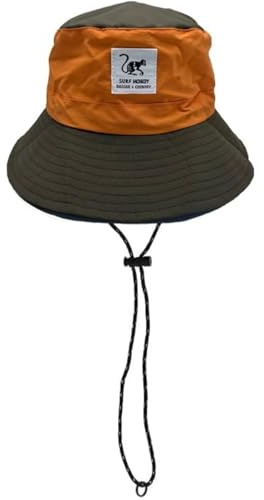 SURF MONKEY - Boonie, Cappello, impermeabile, uomo/donna, taglia unica, pieghevole, Terra, Taglia unica