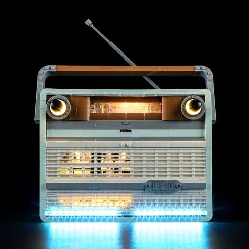 LIGHTAILING Juego de Luces para Lego-10334 Radio Retro - Kit de iluminación LED Compatible con el Modelo de Bloques de construcción Lego - Modelo No Incluido