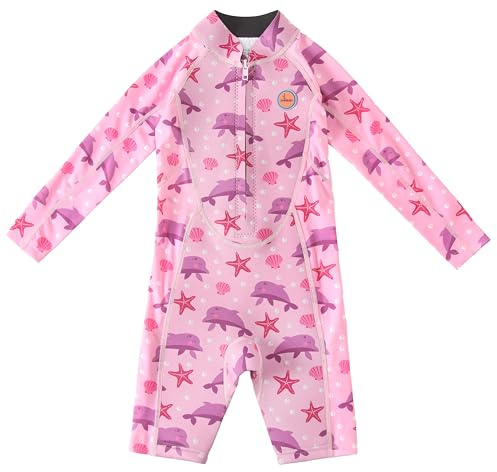 Swimbubs Kids Thermal Wetsuit 2mm Neoprene Core – Full Sleeve Swim Suit for Pool & Beach
