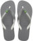 Havaianas Brasil Mix, Infradito Unisex - Adulto, Steel Grey White White, 41/42 EU