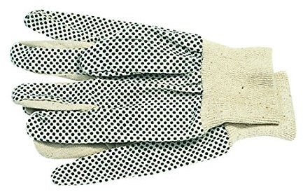 Storch Baumwoll-Handschuhe grob mit Noppen