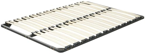 EU King Size Slatted Bed Base 5ft3 Metal Frame Rubber Holders Combourg