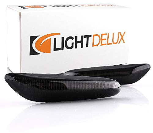 LIGHTDELUX Ersatz für 2 x LED Seitenblinker Blinker Kotflügel-Blinker mit Zulassung V-170165