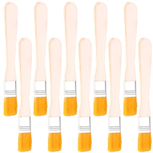 10 pinceaux Pinceau radiateur,pinceaux,pinceaux Peinture Mur,Pinceau Plat,pinceaux pour Peinture,Fournitures et Outils de Peinture,lot pinceaux Peinture