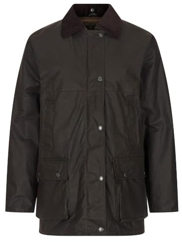 Walker and Hawkes - Ladies Wax Padded Kirkstall Jacket - Brown - US 6 (UK 10)