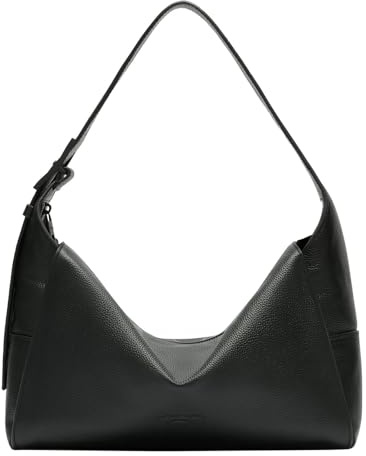 LIEBESKIND BERLIN Lou Small Pebble Hobo Bag M Black