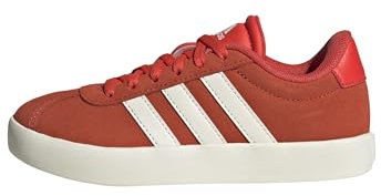 adidas Unisex Kids VL Court Shoes, Bright Red/Core White/Off White, 5 UK