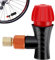 YIZWINS Artículo Cilindros de CO2 para Bicicleta, Artículo Cilindros de CO2 Adaptador de Válvula de Bicicleta, Adaptador de Bomba para Inflar Rápidamente Bicicletas de Montaña de Carretera