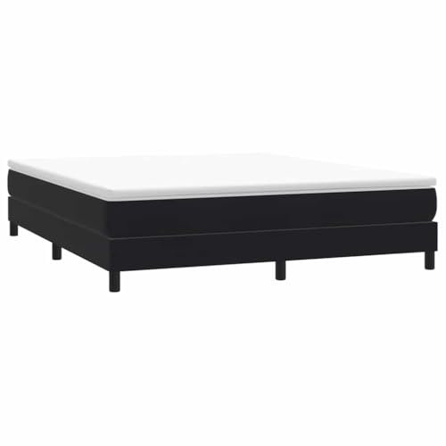 vidaXL Resårsäng utan madrass svart 180x220 cm sammet, Säng, Sängbotten, Sammet Säng, Sovrumsmöbler, Dubbelsäng, Stoppad Säng