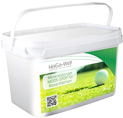 Engrais minéral Moos Stop pour pelouse, 3 kg