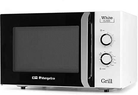 Orbegozo MIG 3021 – Microondas con grill, 30 L de capacidad, 5 niveles de potencia microondas, 3 niveles combi, temporizador, programa de descongelación
