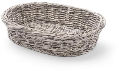 HENDI Corbeille à pain ovale - Gris - 320x230x(H)70 mm