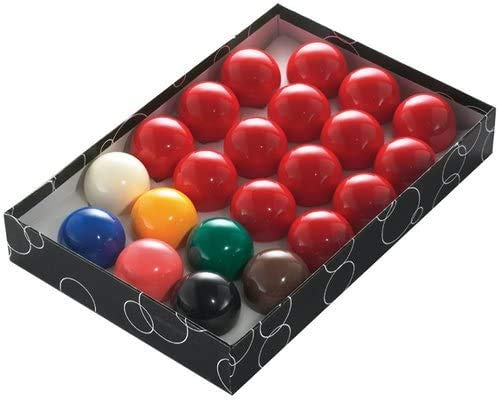 Hobby Tech 22 Billes de Billard Boules de Snookers de 50,2mm avec Boîte de Rangement
