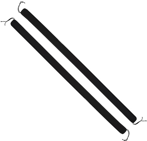 fender-design Wire Railing Pad 2-Pack (Nero) - Il parapetto Universale in Filo Metallico Progettato per l'uso in Barca a Vela, Sport Acquatici, Accessori per Barche, Regali per Barche.