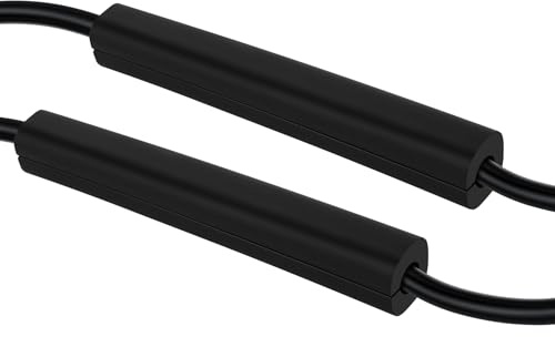 Vizava EV Charger Cable Protector Garage Door Pass Through Electric Vehicle Car Charging Cable Protector with Heavy-Duty Rubber, ID 19mm, Compatible for Tesla Charging Cable or Various Cable Type(2PK)