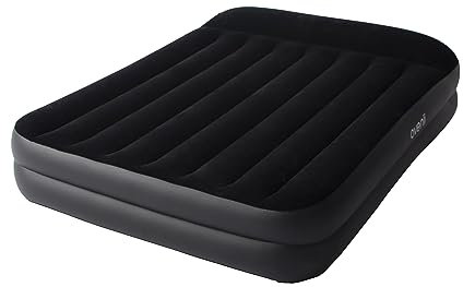 RAPTAVIS Queen - Materasso ad aria gonfiabile, 203 x 152 x 46 cm, con pompa integrata e cuscino integrato