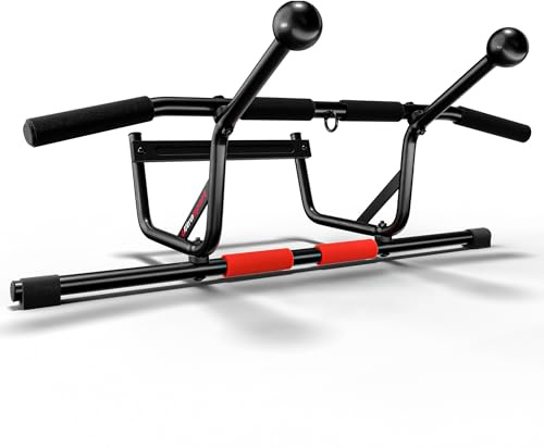 Ultrasport Barra per trazioni, telaio della porta da appendere senza forare – Pull-Up Bar, barra per trazioni, barra per trazioni, trazioni