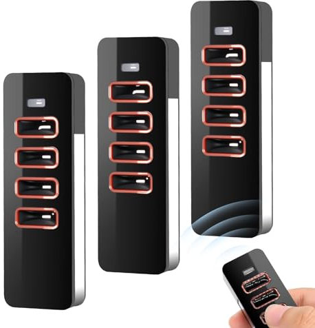 868MHZ Fernbedienung Garagenöffner Kompatibel mit Sommer,4-Kanal Handsender für Sommer Pearl 4018V000,4015862001900,Garagentor Handsender für Sommer Torantriebe (3 Stück)