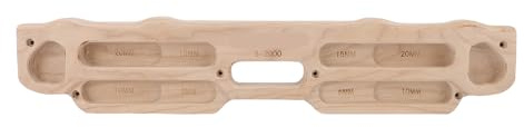 Fafeims Rock Climbing Training Hangboard Gripbräda i Massiv Ask med Monteringssats för Home Gym Dörröppning Pull Up Styrketräning 21,65x3,94x1,97in