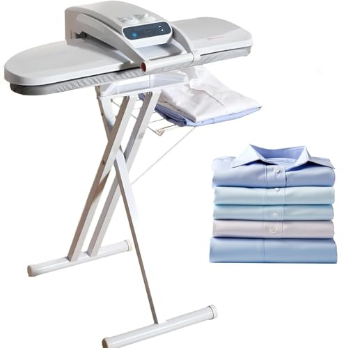 Pressa a vapore da stiro di grandi dimensioni, pressa a vapore digitale da 1800 W con supporto, area 800x310 mm, pressione 50 kg, spegnimento automatico, per tutti i tessuti