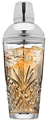 Godinger Dublin Cocktail Shaker, Martini Shaker, 17oz