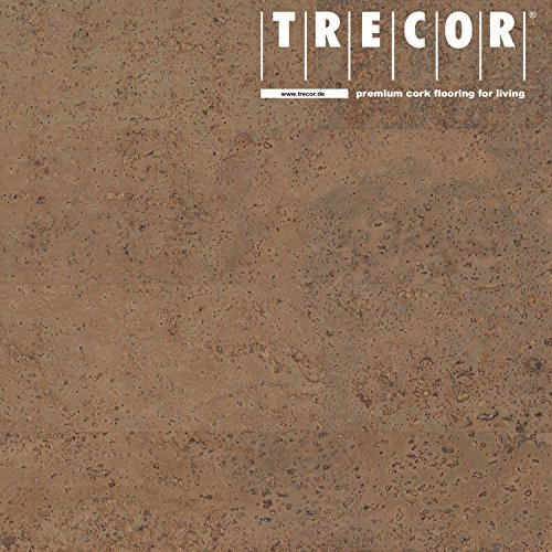 TRECOR Korkgolv SIENA – korkfärdig botten med CLIPEX klicksystem finns i 24 färger med keramisk häl/reptålig yta – format: 900 x 300 x 10 mm (brun)