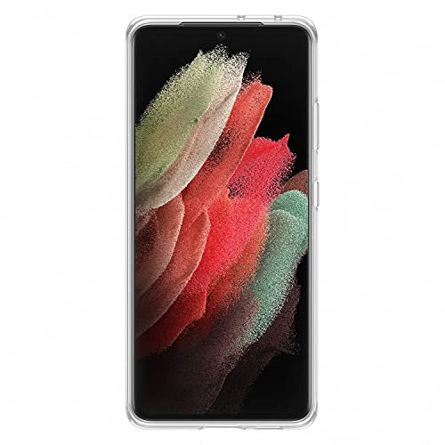 Samsung Clear Cover Smartphone Cover EF-QG998 für Galaxy S21 Ultra 5G Handy-Hülle, extra-dünn und griffig, Schutz Case, durchsichtig, Transparent