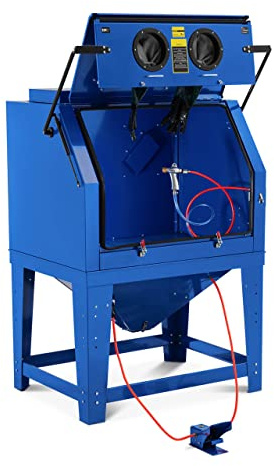 MSW MSW-SC-990 Cabina di sabbiatura - 990 L - Con illuminazione, pedale