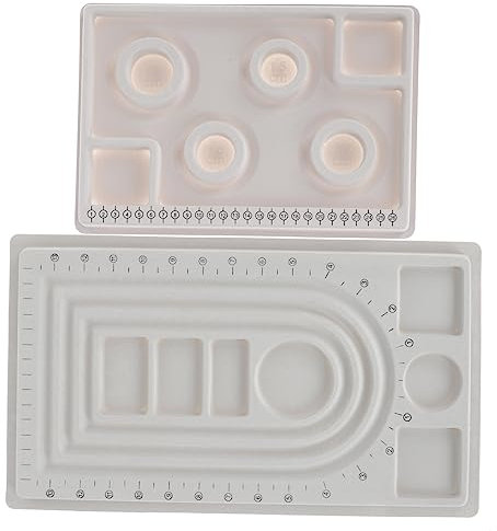 Juego De Tableros De Diseño De Cuentas Tableros Para Abalorios De Plástico Ranurado Para Hacer Pulseras Collares Y Joyas Artesanales