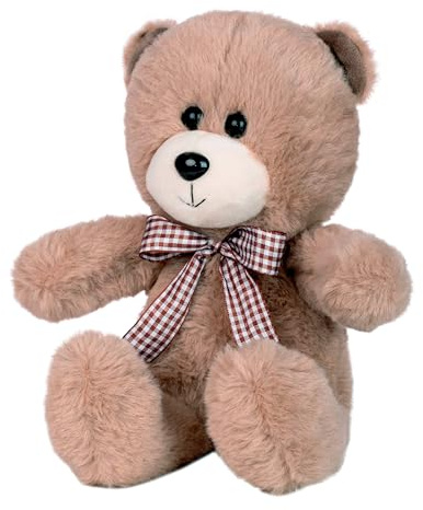 FANCY Orsacchiotto Peluche Classico 21 cm - Morbido Orso Peluche Piccolo - Teddy Bear Regalo per Pasqua o Compleanno per Bambini 0+ e Adulti, Pupazzo Orso Carino
