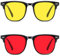 Blaulichtfilter Brille Herren und Damen Satz 2 Rote, Gelbe Blaulichtfilter Brille Damen Blue Light Glasses Blaulicht Brille Blaufilter Brille Herren Blaufilter bRille damen brille Mit blaulichtfilter