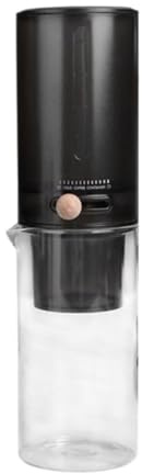 Qianly Cold Brew Macchina Caffè Freddo Estrattore a Goccia Dispenser con Filtro Inox Vetro Borosilicato per Caffè E Tè Adatto a Bar 29cmx8cm