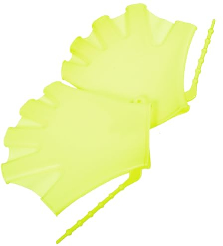 Adorainbow 2pcs Silicone Swimming Gloves Swim Paddles for Pool and Diving Use with Water Resistance Training and Upper Body Workout Suitable for Boys
