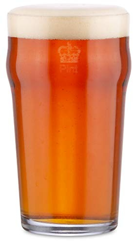 Authentic British Style Imperial Pint Glass with Etched Seal