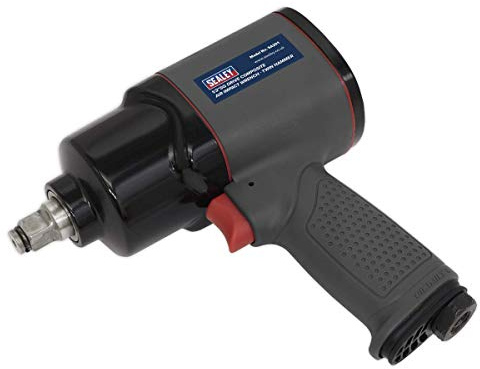 Sealey Air Impact Wrench 1/2 Sq Drive Composite - Twin Hammer - SA201