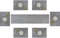 6er Platzdeckchen (6er + Tischläufer),Eageroo rutschfest Tischmatten aus PVC Abgrifffeste Hitzebeständig Abwaschbar Tischsets (6er Platzsets + Tischläufer)