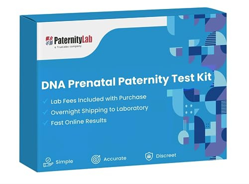 Test prenatale del DNA PaternityLab - Tariffe di laboratorio e spedizione incluse - Risultati in 5-7 giorni lavorativi - Kit di raccolta per madre e presunto padre